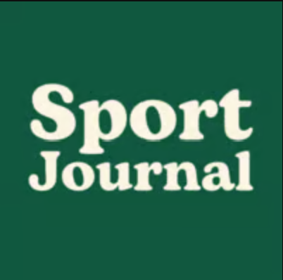 Sport Journal logo on a dark green background.